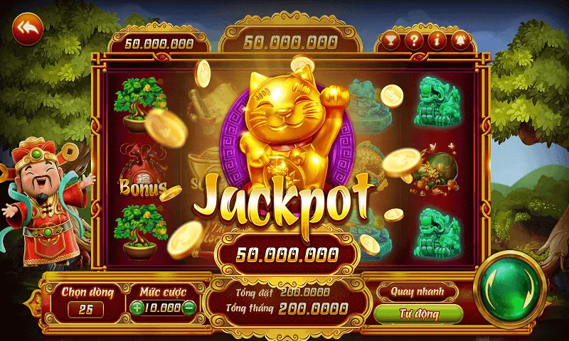 Trò chơi nổ hũ lũy tiến 55vin ios