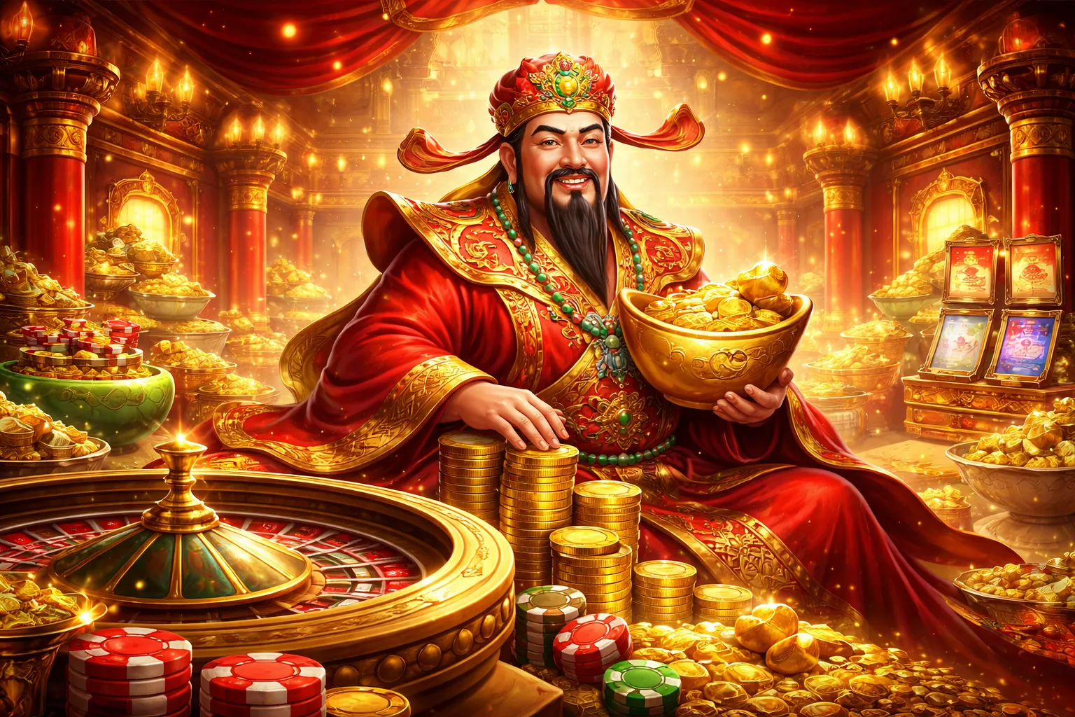 Hình ảnh game bắn cá 55vin iOS với hiệu ứng dưới nước sống động và kho báu vàng